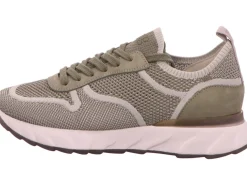 Freizeit Schnürer grün KNIT/NUBUK herb