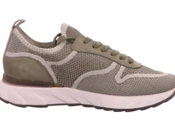 Freizeit Schnürer grün KNIT/NUBUK herb