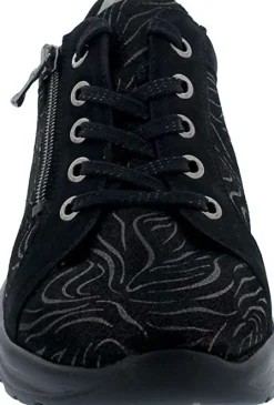 Freizeit Schnürer schwarz