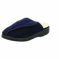 Hausschuhe blau Bali marine PA-Velour