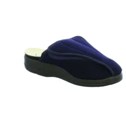 Hausschuhe blau Bali marine PA-Velour