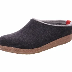 Hausschuhe grau Grizzly