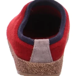 Hausschuhe rot Haflinger-Kris paprika