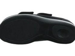 Hausschuhe schwarz Genua schwarz PA-Velour