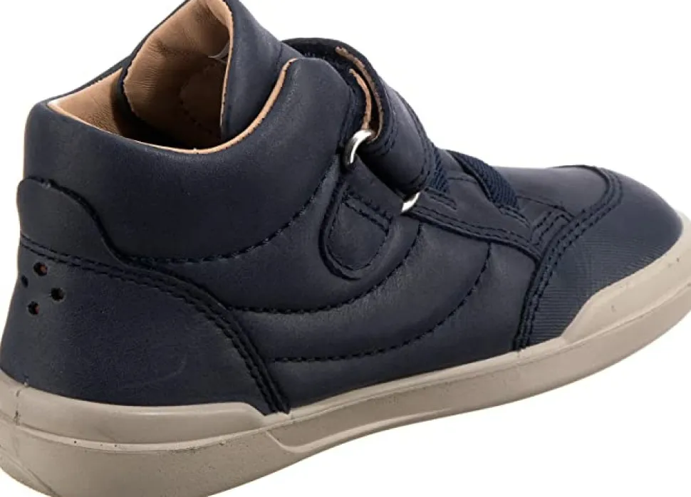 Jungen Halbschuhe blau Stiefelette Leder SUPERFREE