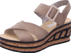 Klassische Sandalen beige