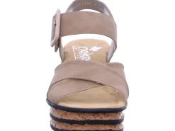 Klassische Sandalen beige