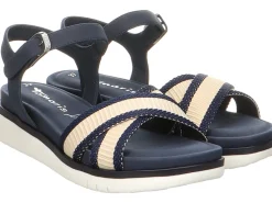 Klassische Sandalen blau