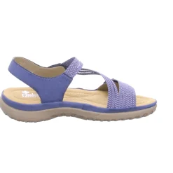 Klassische Sandalen blau