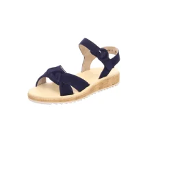 Klassische Sandalen blau