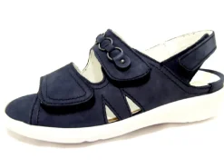 Klassische Sandalen blau