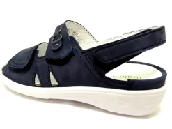 Klassische Sandalen blau