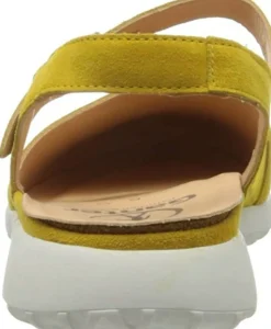 Klassische Sandalen gelb