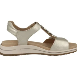 Klassische Sandalen gold