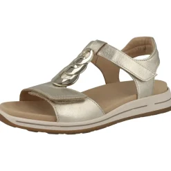 Klassische Sandalen gold
