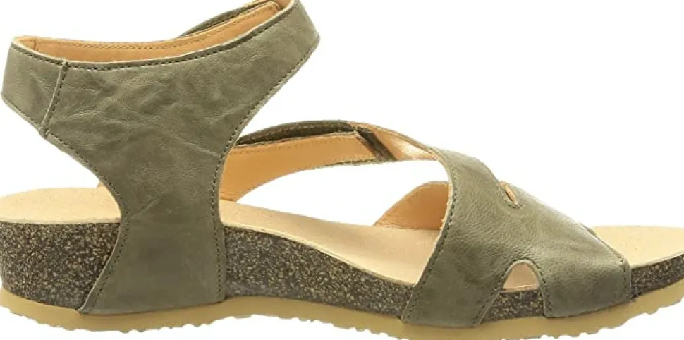 Klassische Sandalen grün