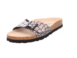 Klassische Sandalen schwarz Tieffußbett-bis30mm