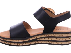 Klassische Sandalen schwarz Fashion 24