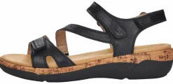 Klassische Sandalen schwarz