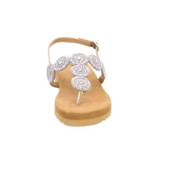 Klassische Sandalen silber