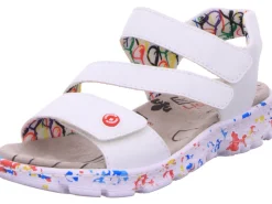 Klassische Sandalen weiss