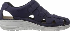 Komfort Sandalen blau Slipper
