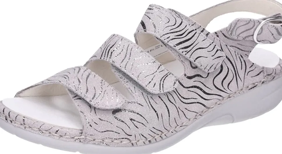 Komfort Sandalen grau