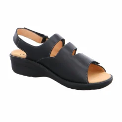 Komfort Sandalen schwarz Hera schw.