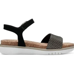 Komfort Sandalen schwarz Da.-Sandalette