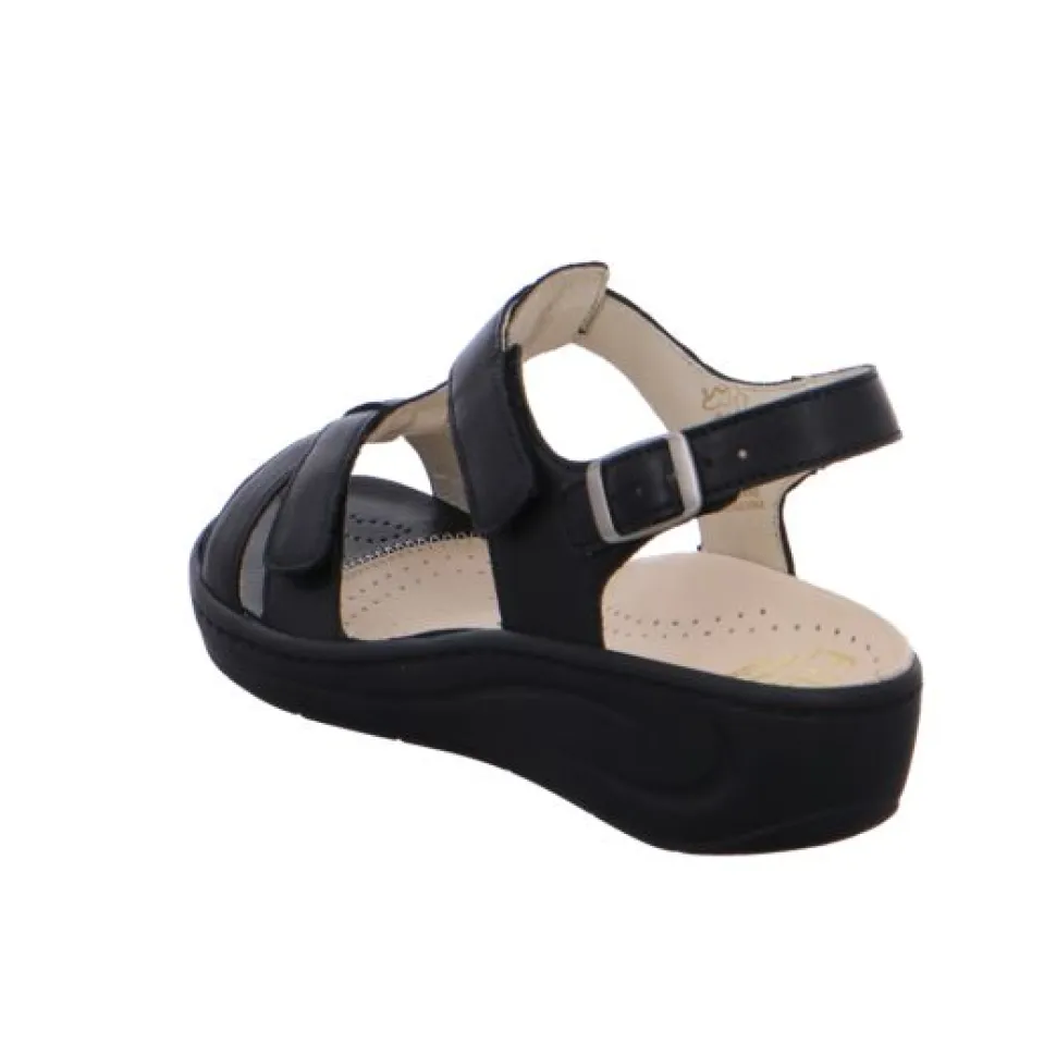 Komfort Sandalen schwarz Fabia
