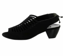 Komfort Sandalen schwarz schwarz Samtziege