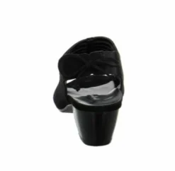 Komfort Sandalen schwarz schwarz Samtziege