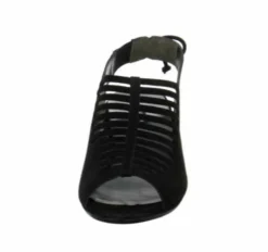 Komfort Sandalen schwarz schwarz Samtziege