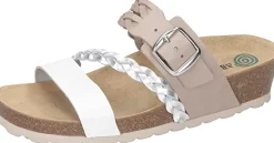 Komfort Sandalen weiss Pantolette