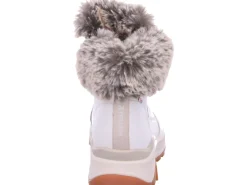 Komfort Sandalen weiss Schnürstiefelette Evolution, frost white