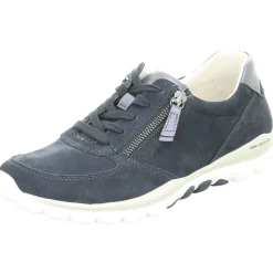 Komfort Schnürer blau