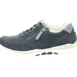 Komfort Schnürer blau