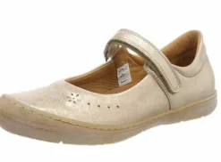 Mädchen Halbschuhe rose Ballerina gold