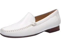 Mokassins weiss Damen Slipper