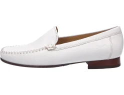 Mokassins weiss Damen Slipper