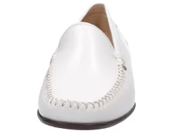Mokassins weiss Damen Slipper