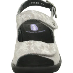 Pantoletten grau Scala taupe