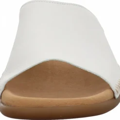 Pantoletten schwarz 21 weiß Cervo