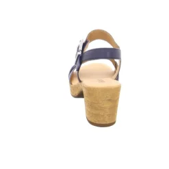 Plateau Sandalen blau