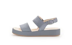 Plateau Sandalen blau