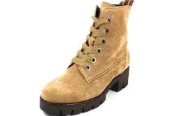 Schnür-Stiefeletten braun