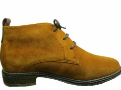 Schnür-Stiefeletten braun