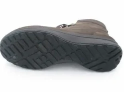 Schnür-Stiefeletten grau