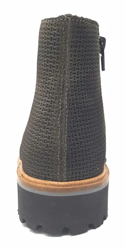 Schnür-Stiefeletten grau