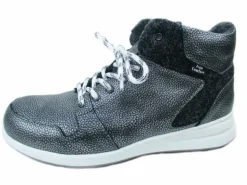 Schnür-Stiefeletten grau Carezza